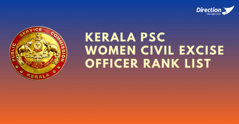 Women Civil Excise Officer Rank List