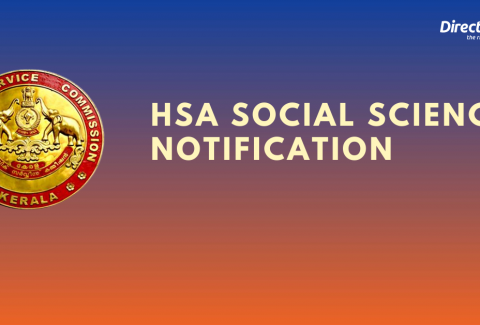 HSA Social Science Notification