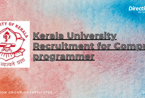 Kerala University Recruitment for Computer programmer