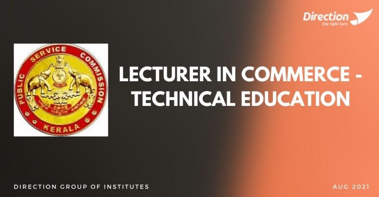 LECTURER IN COMMERCE - TECHNICAL EDUCATION