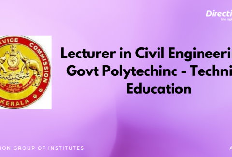Lecturer in Civil Engineering - Govt Polytechinc - Technical Education (1)