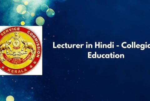 Lecturer in Hindi - Collegiate Education (1)