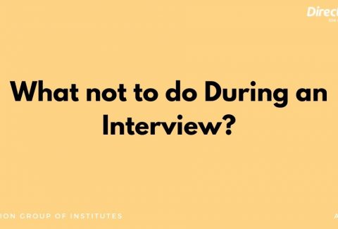 What not to do During an Interview (1)