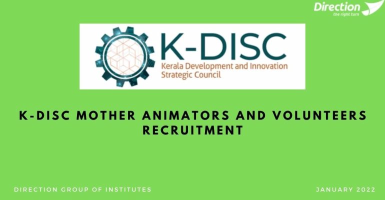 K-DISC Mother Animators and Volunteers Recruitment