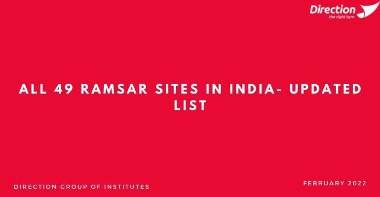 All 49 Ramsar Sites in India- Updated List
