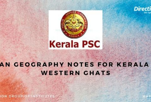 Indian Geography notes for Kerala PSC Western Ghats