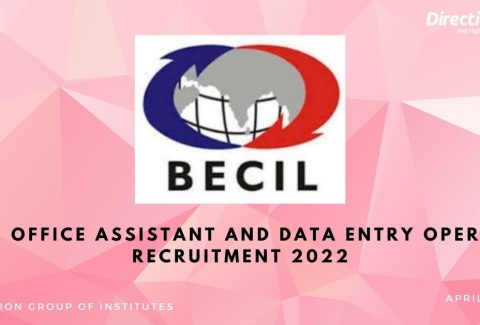 BECIL Office Assistant And Data Entry Operator Recruitment 2022